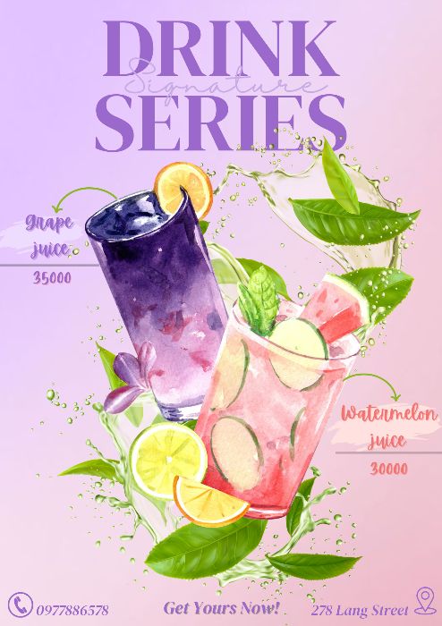 drink poster