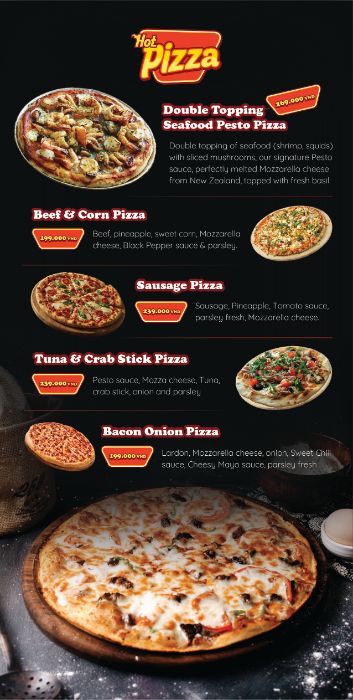 Menu Pizza