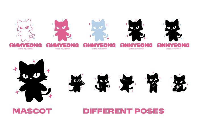 LOGO & MASCOT DEMO - ANNYEONG CAKES