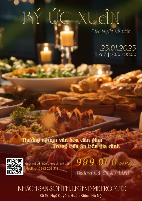 Bộ ấn phẩm quảng cáo tiệc buffet