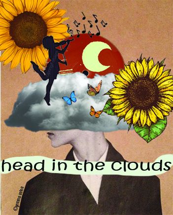 head in the clouds