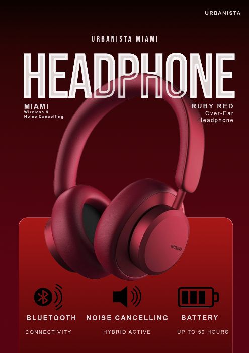 headphone poster