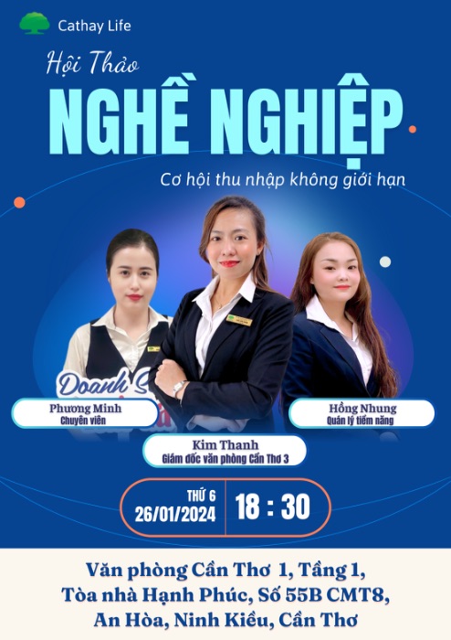 Poster Hội thảo nghề nghiệp