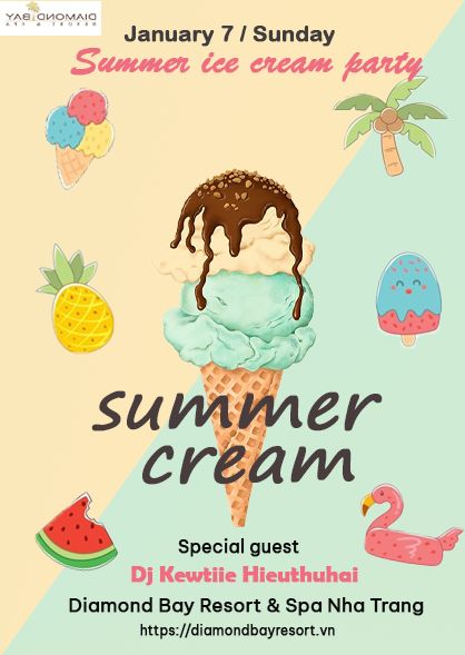 Summer ice cream party