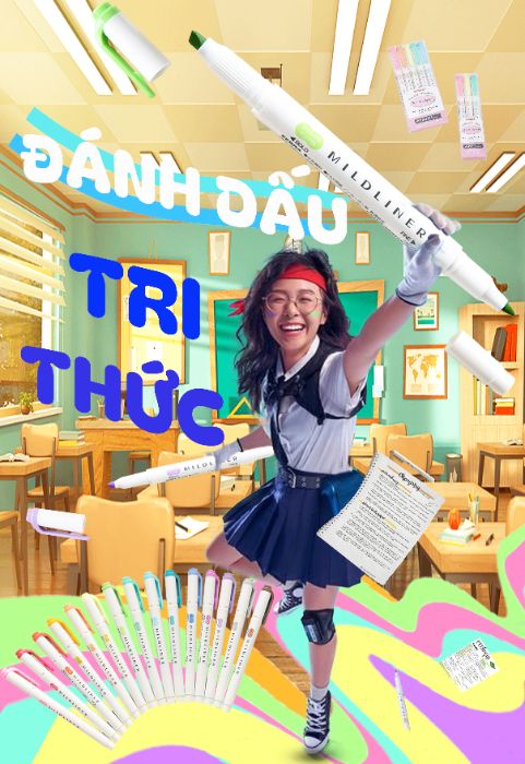 Poster Bút dạ quang