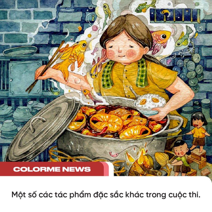 "Vùng nào thức nấy" - Triển lãm tranh mang hương, sắc, vị của ẩm thực truyền thống Việt