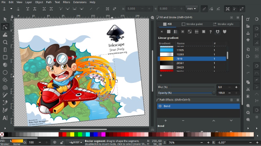 Inkscape rất hữu ích khi cần tạo và chỉnh sửa hình ảnh vector.