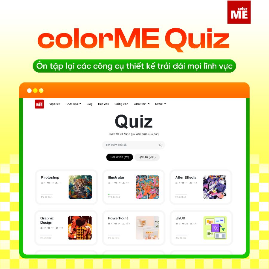 Tìm hiểu về tính năng COLORME QUIZ trên website colorME