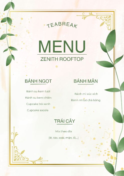 MENU & TABLE