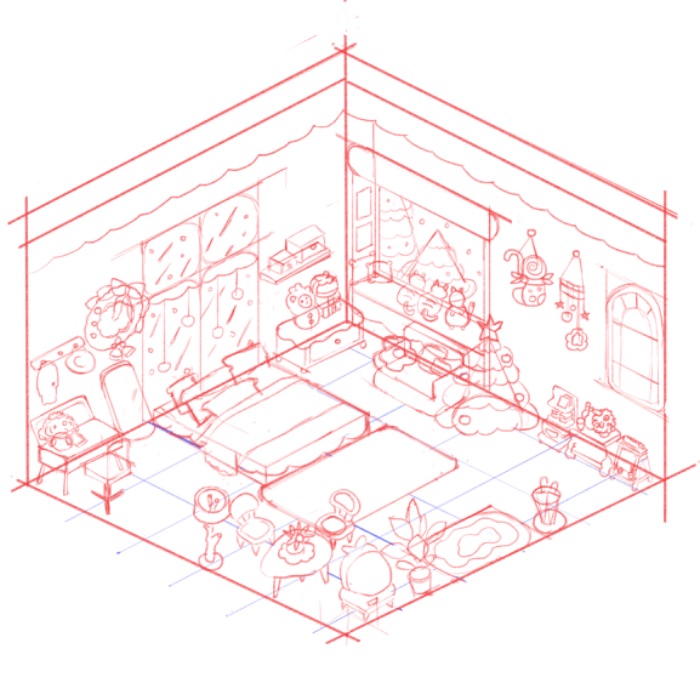 Isometric room
