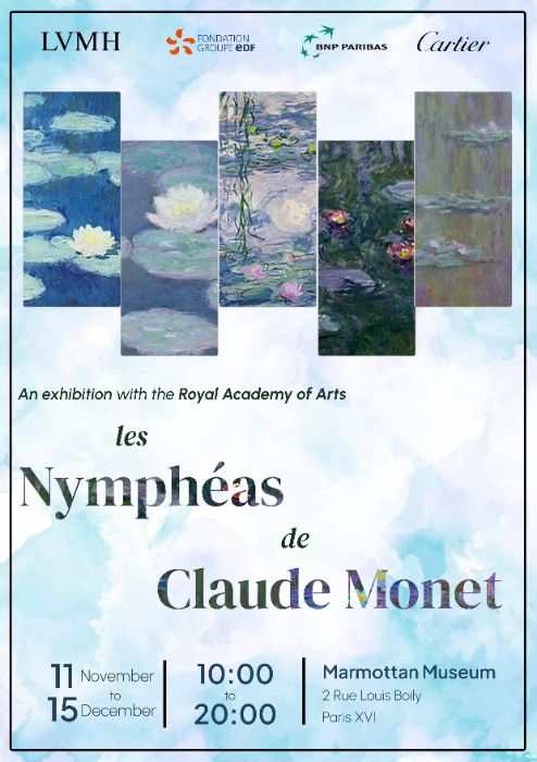 An art exhibition of Claude Monet