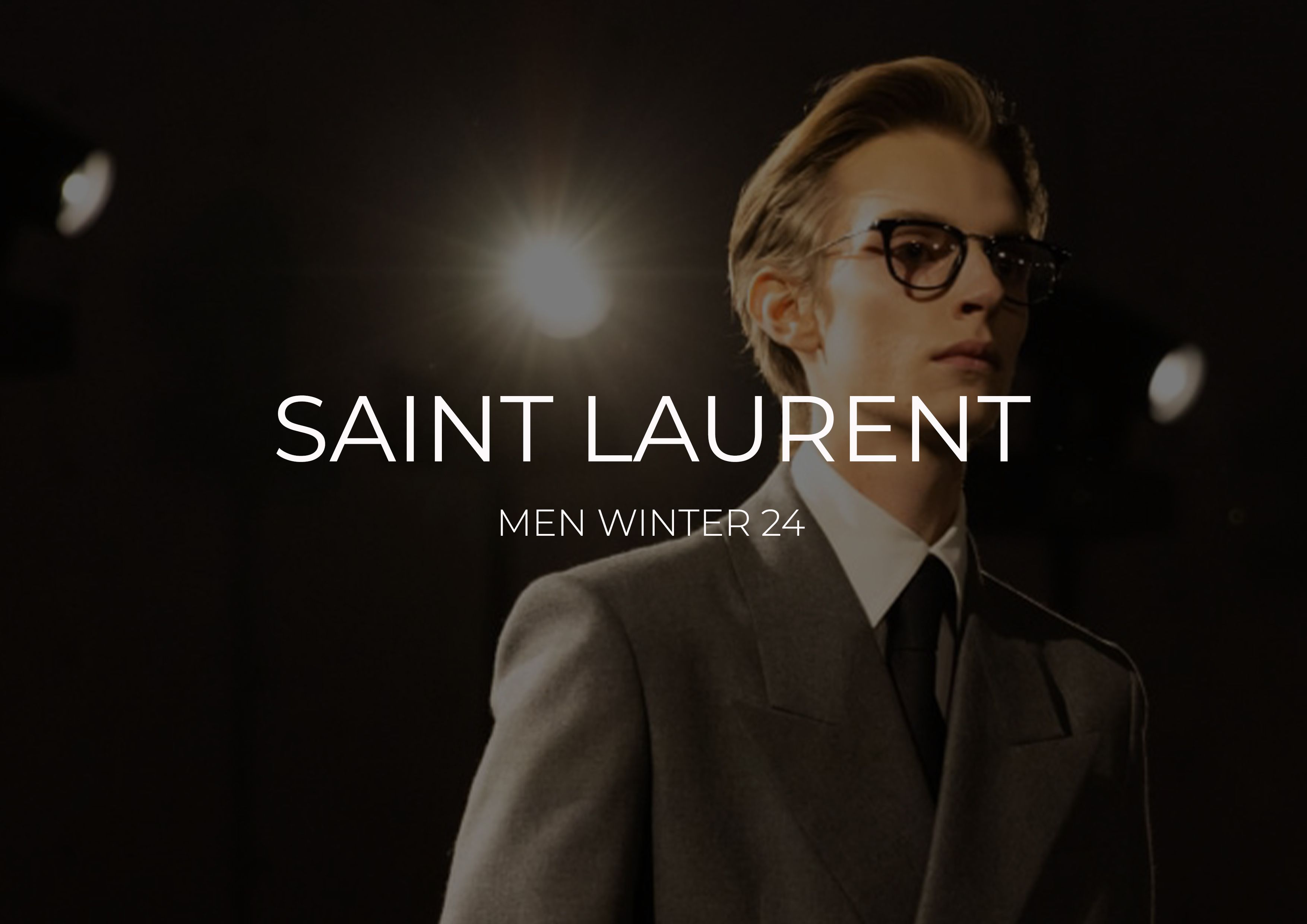 LAYOUT FOR FASHION MAGAZINE - BRAND YSL