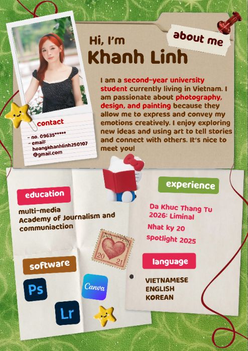 PORTFOLIO giới thiệu bản thân