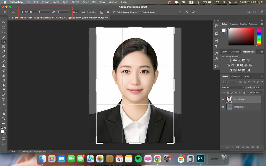 Hướng Dẫn Cách Làm Đậm Màu Môi Ảnh Thẻ Trên Photoshop Cực Dễ Dành Cho Người Mới Bắt Đầu