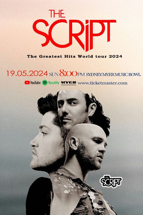 The Script Concert Poster