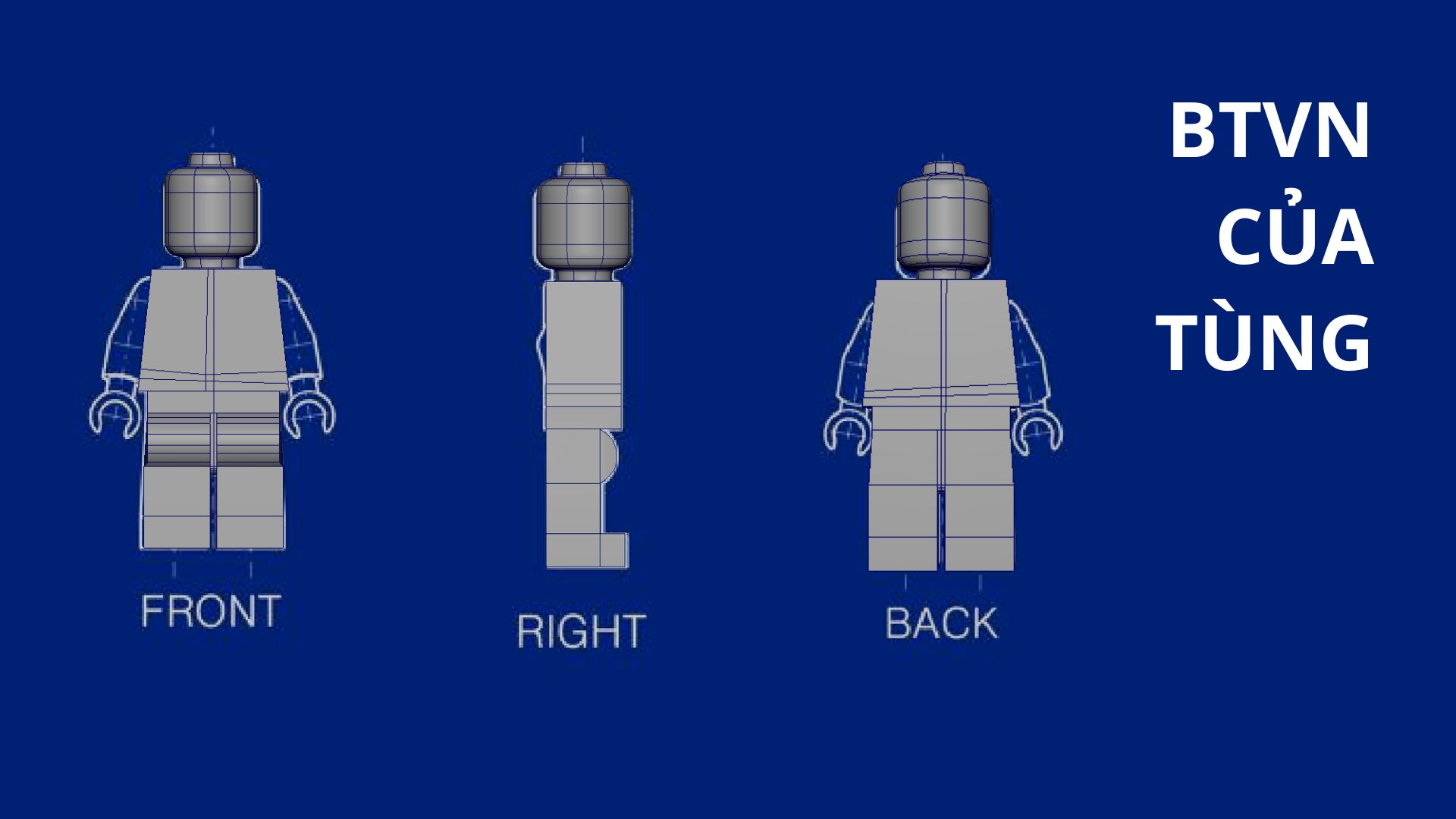 DỰNG 3D NGƯỜI LEGO