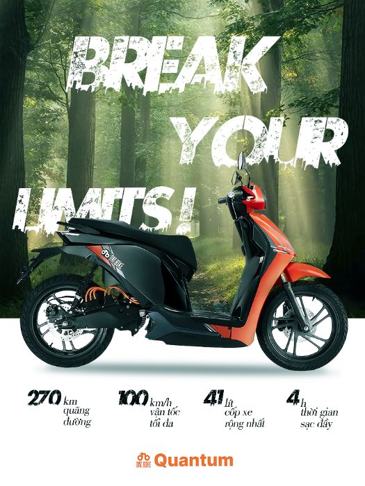 Poster giới thiệu xe điện Dat bike