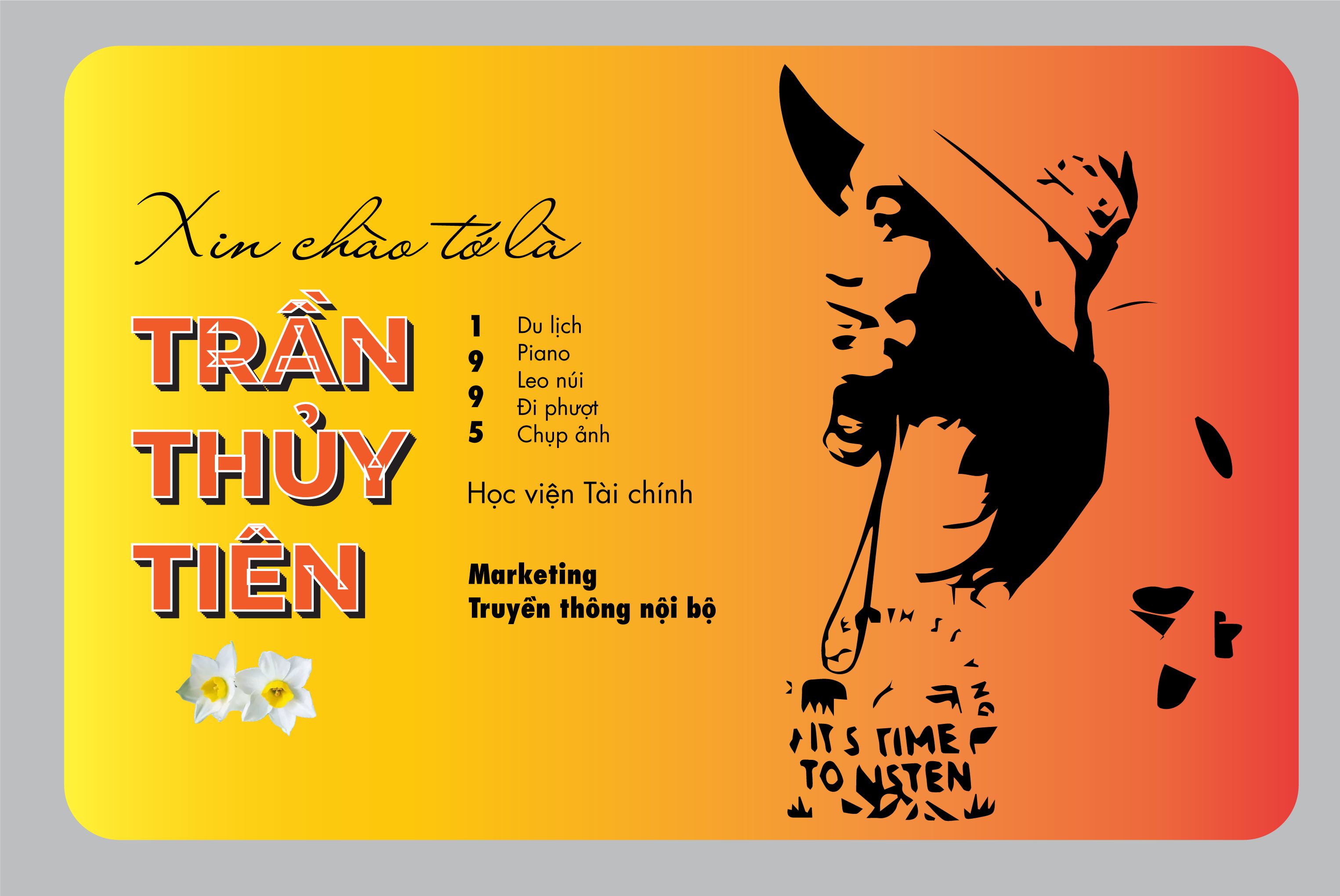 Poster giới thiệu học viên