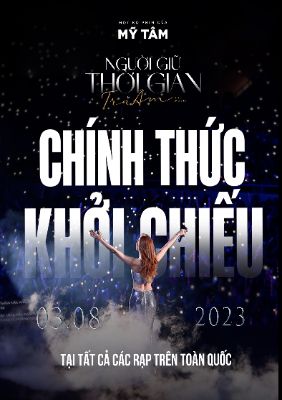 Poster ra mắt phim " Người giữ thời gian" của Mỹ Tâm
