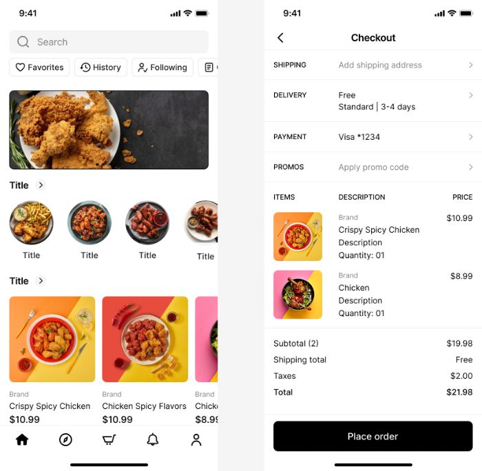 Card UX/UI