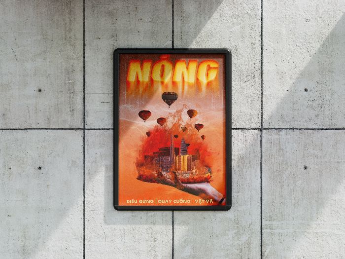 MOCKUP Thành phố đang bị nung nóng lên mỗi ngày