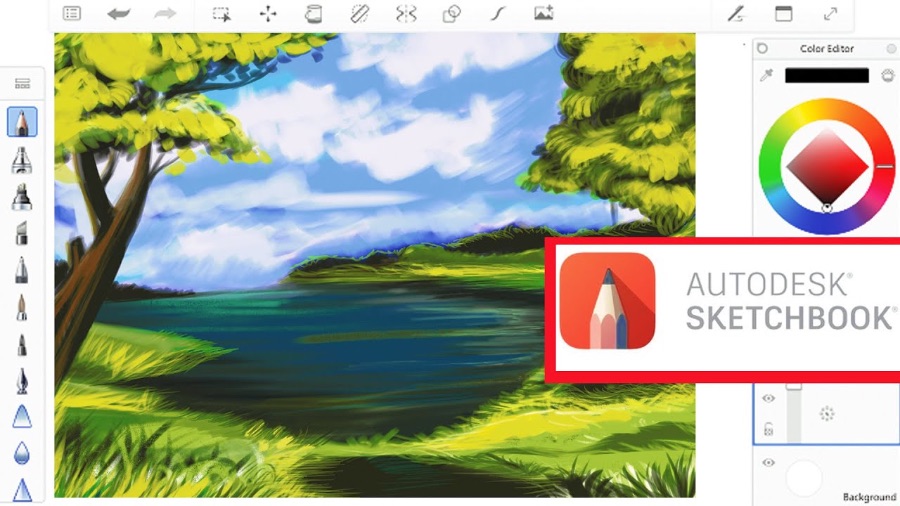 Phần mềm hữu ích trong Digital Painting - Sketchbook
