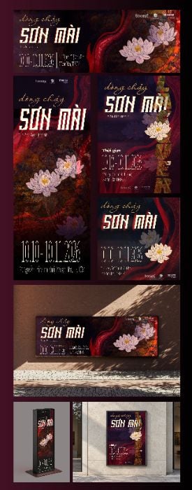 dòng chảy sơn mài