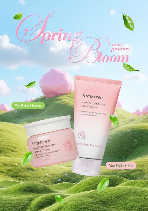 Jeju Cherry Blossom Poster