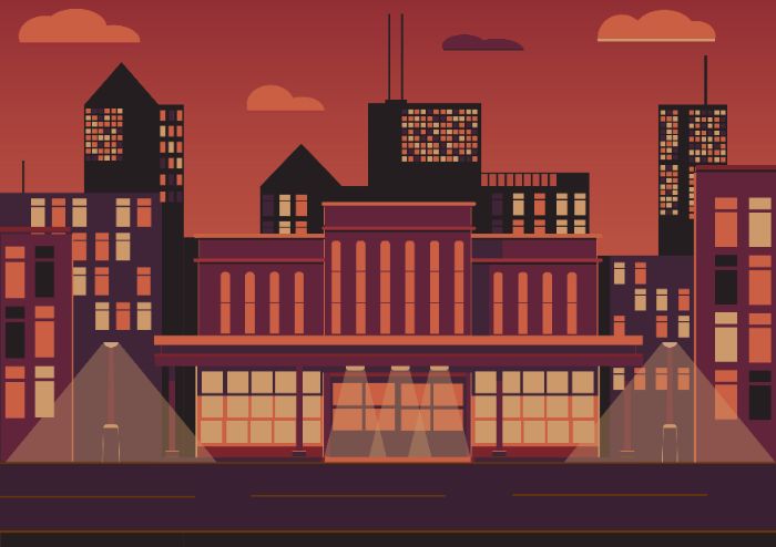 Flat Cityscape