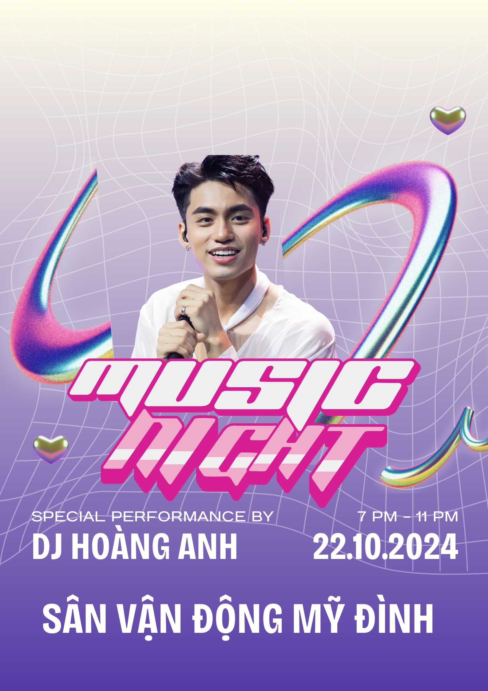 Thiết kế 1 poster truyền thông về sự kiện: Poster ca nhạc