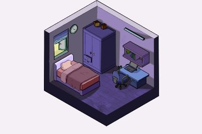 isometric room