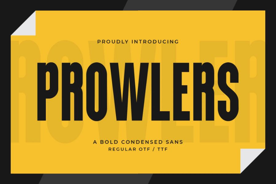 Prowlers Sans Serif Font