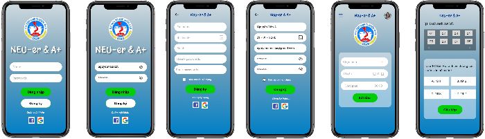 App luyện thi các môn trắc nghiệm dành cho sinh viên NEU