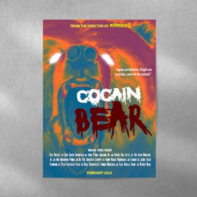 cocain bear movie poster