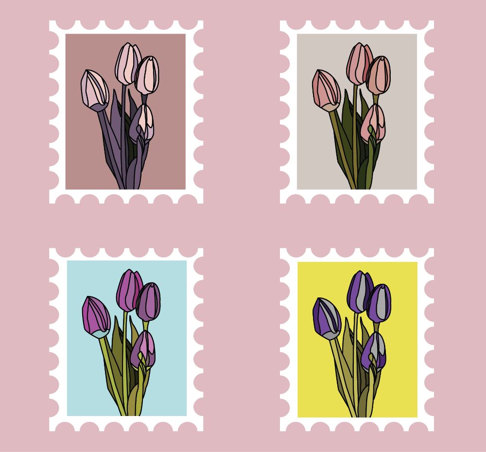 Tulips Stamp Collections