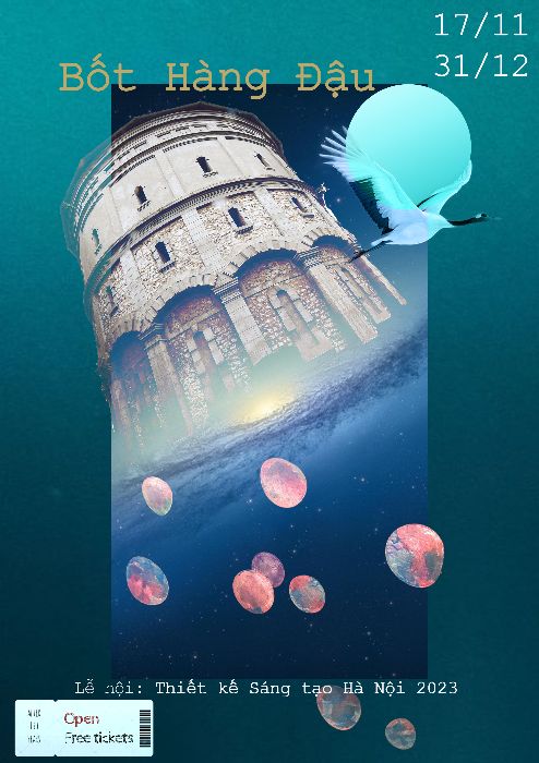 Poster sightseeing tour of CHATEAU D'EAU HANG DAU