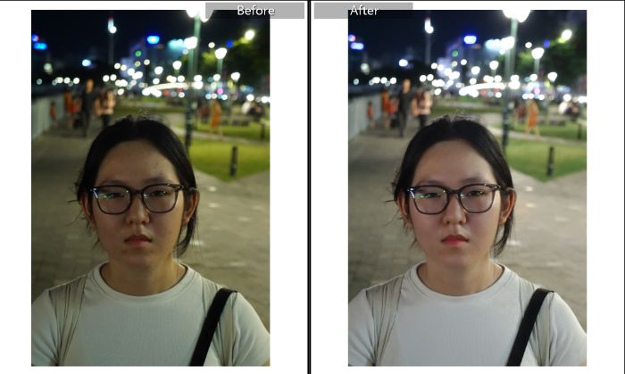 Before After