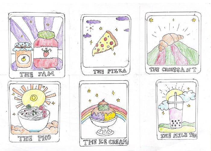 My favourite food card