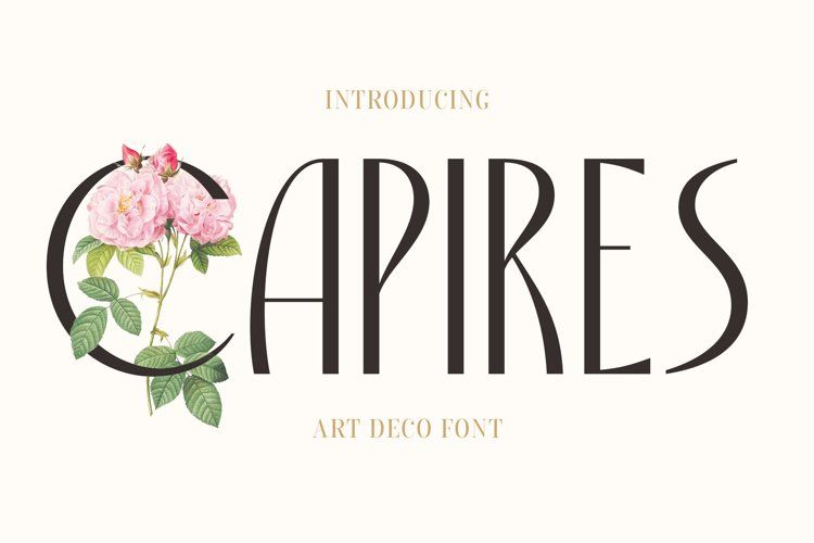 Font chữ Art Deco cách tân phù hợp xu hướng font chữ 2024
