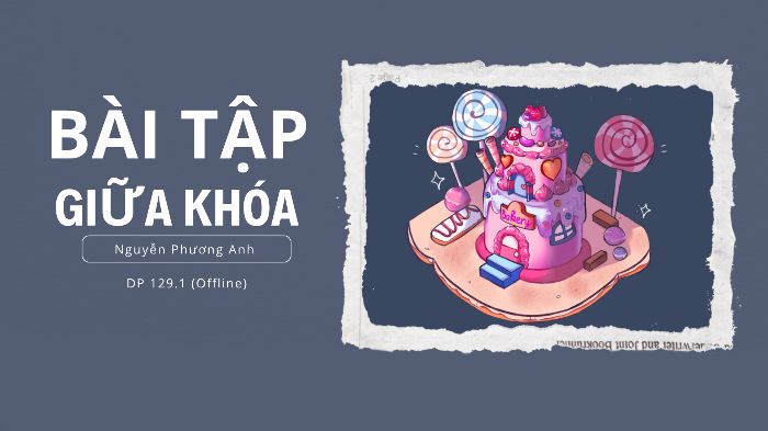BÀI TẬP GIỮA KHÓA - PHƯƠNG ANH DP 129.1