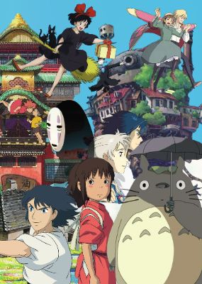 Bài 1- cắt ghép hình ảnh Ghibli