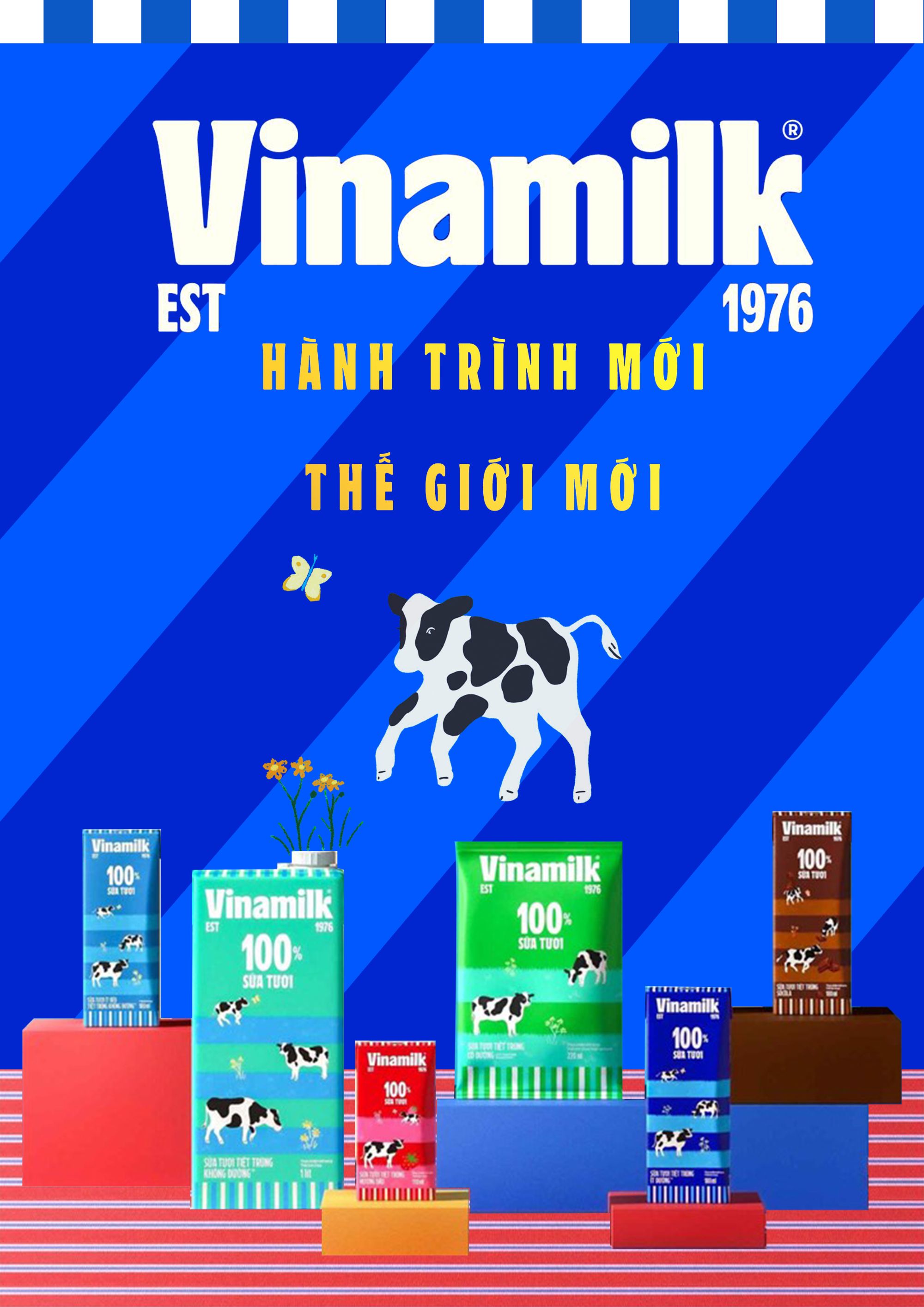 Bao bì mới của Vinamilk