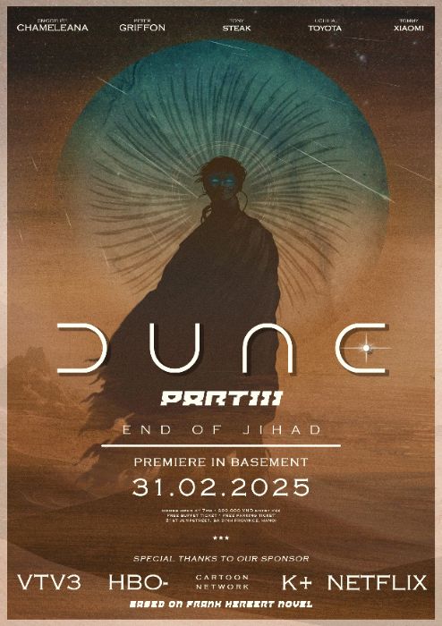 Dune 3 Premiere Poster