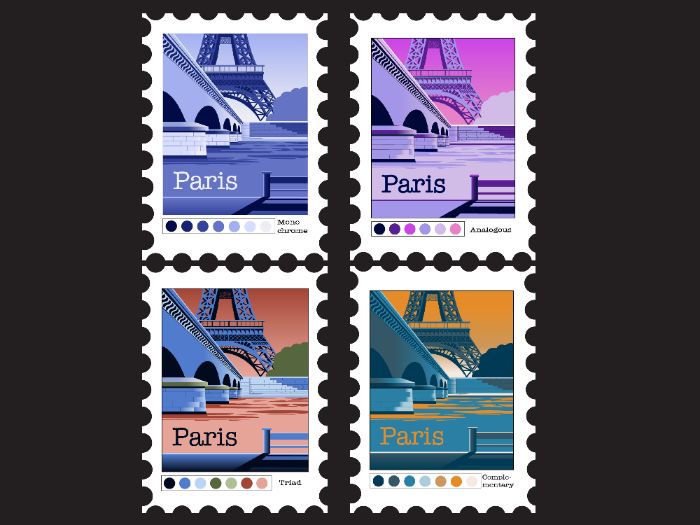 Paris stamp