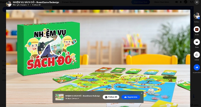 BOARD GAME - NHIỆM VỤ SÁCH ĐỎ