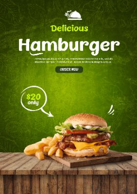 Poster hamburger