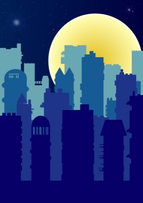 Night landscape