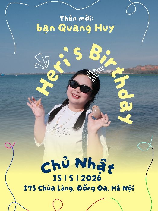 BTVN 2 - Thiết kế thiệp mời