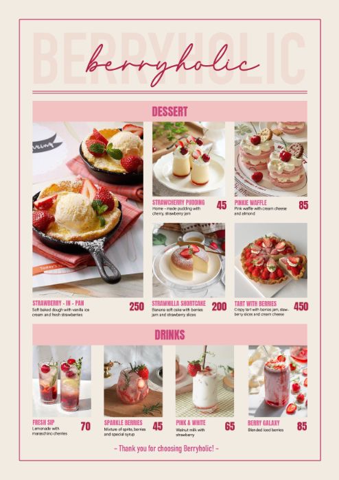Thiết kế menu