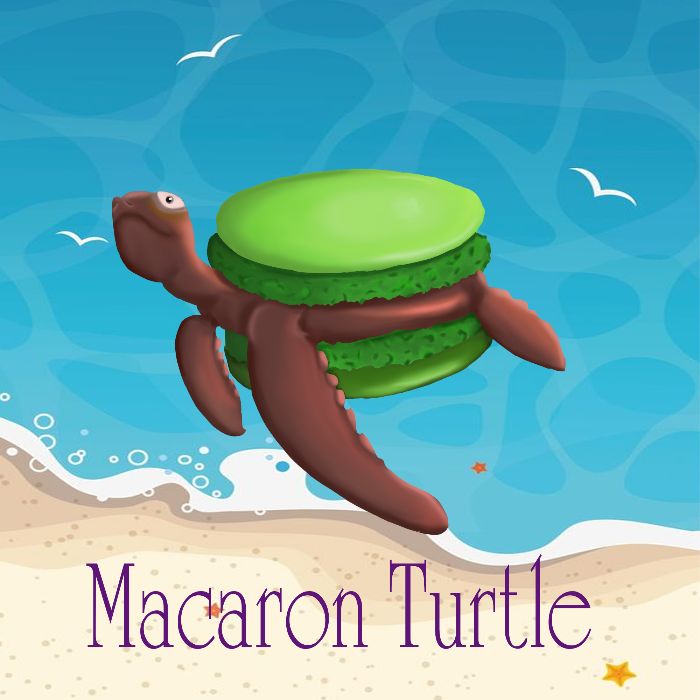 turtle macaron